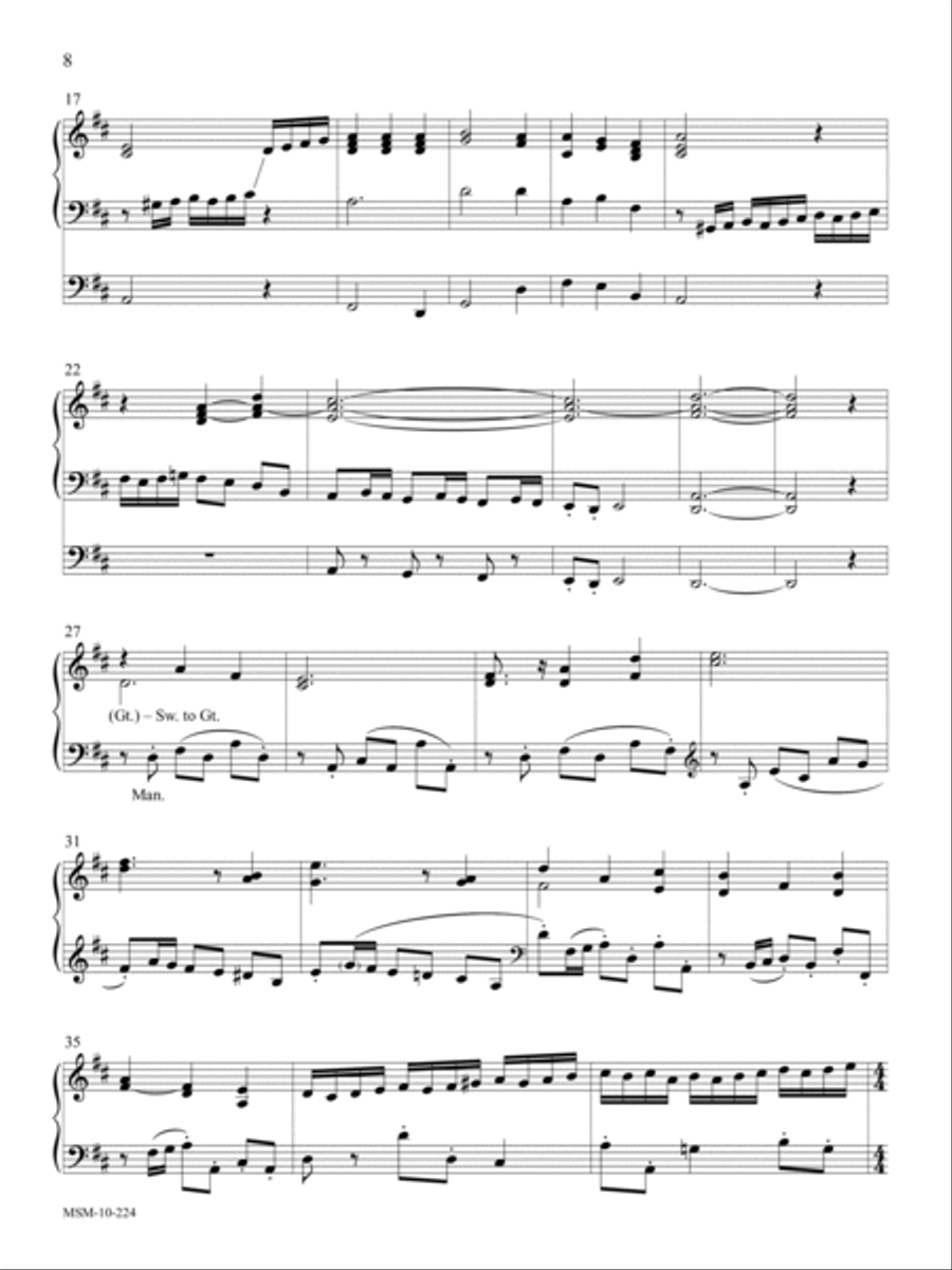 The Strife Is O’er The Strife Is O’er Organ Solo scores gallery preview page 2