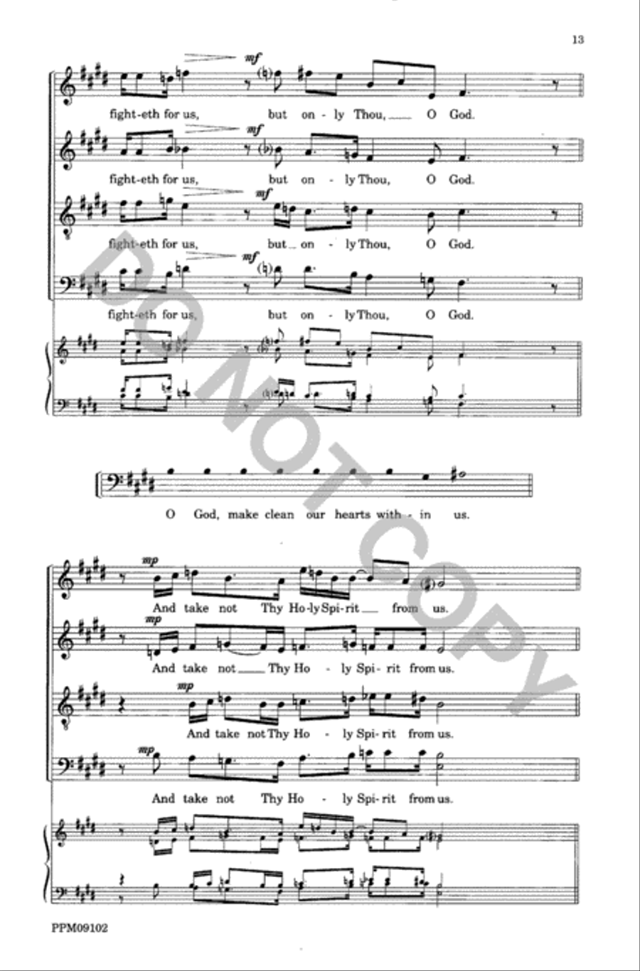 Responses and Prayers 4-Part scores gallery preview page 14