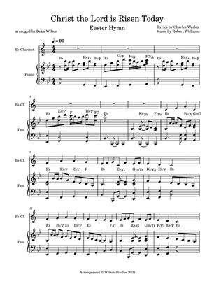 Christ the Lord is Risen Today--clarinet solo