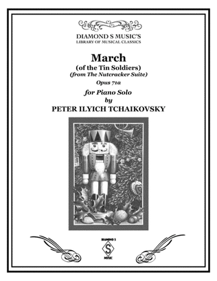 Book cover for MARCH OF THE TIN SOLDIERS from The Nutcracker Suite by Tchaikovsky for Solo Piano
