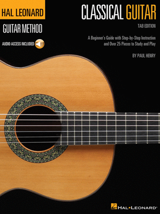 Book cover for Hal Leonard Classical Guitar Method (Tab Edition)