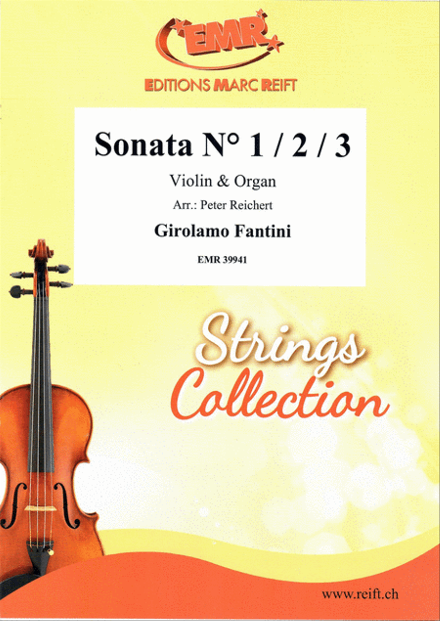 Sonata No. 1 / 2 / 3 Sonata No. 1 / 2 / 3 Violin scores gallery preview page 1