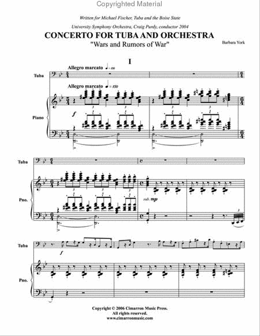 Concerto Concerto Tuba scores gallery preview page 2