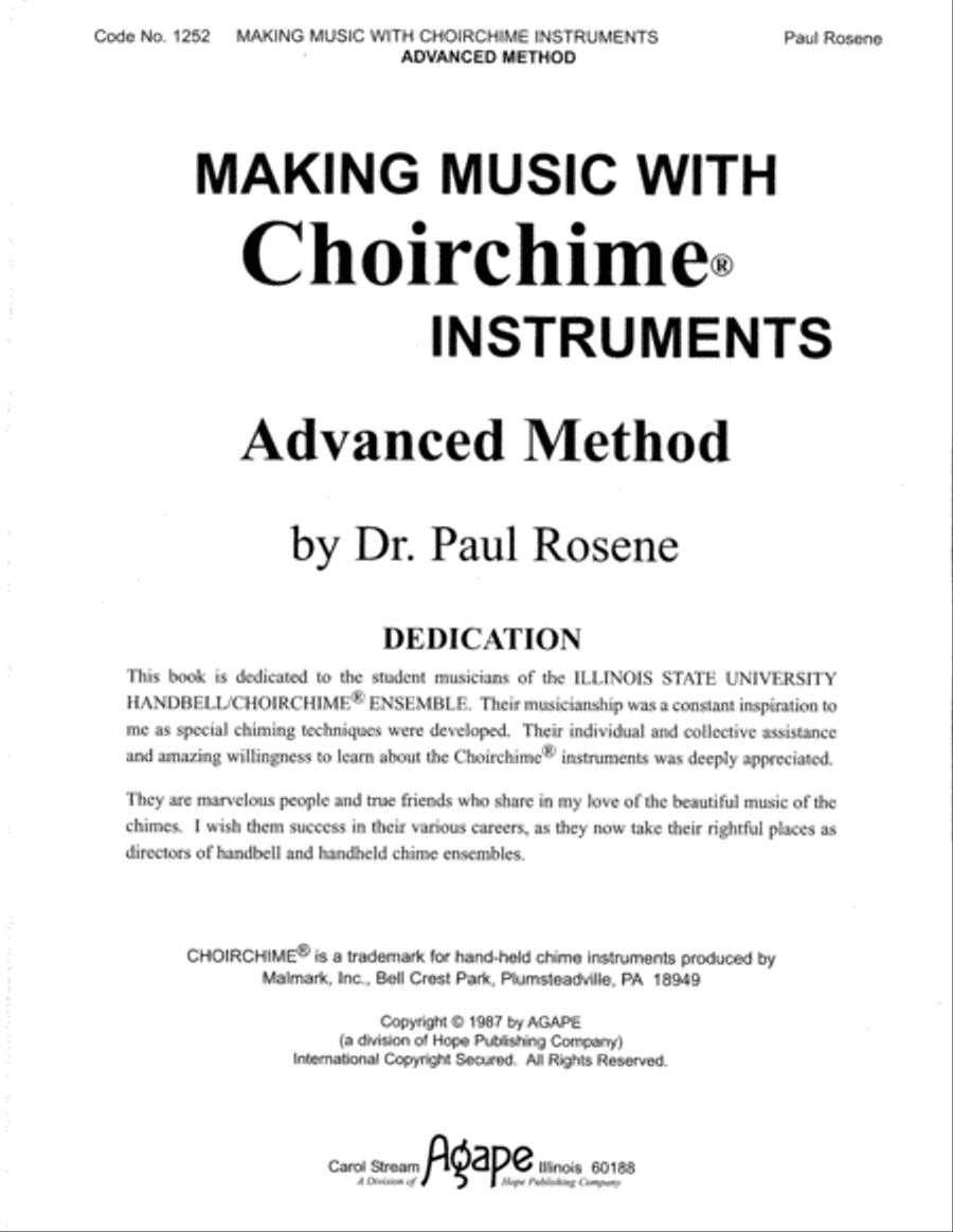 Making Music with Choirchimes 2-Octaves scores gallery preview page 22