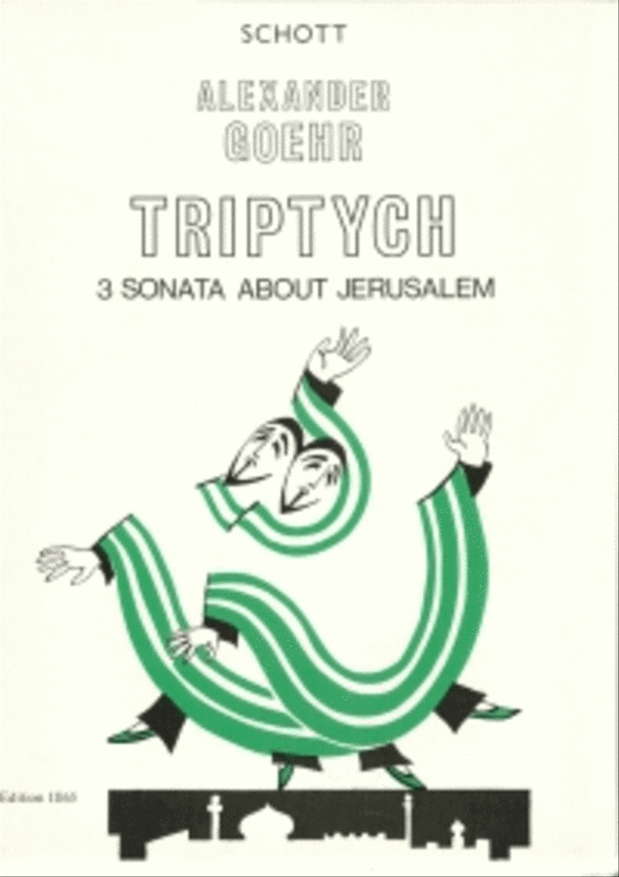 Triptych 3: Sonata about Jerusalem Choir scores gallery preview page 1