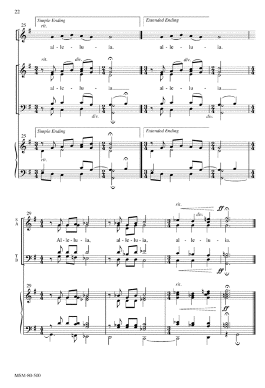 Mass of the Transfiguration (Choral Score) Mass of the Transfiguration (Choral Score) 4-Part scores gallery preview page 21