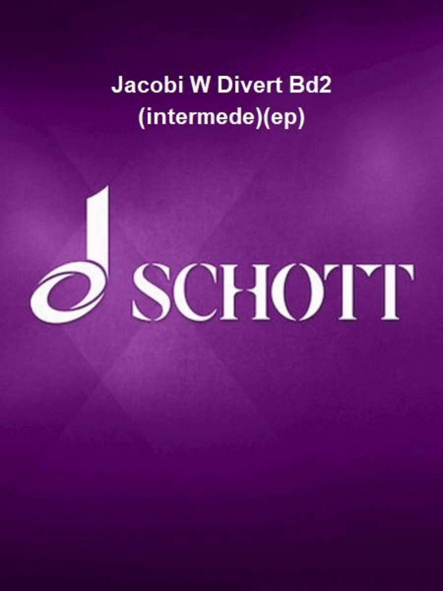 Jacobi W Divert Bd2 (intermede)(ep)