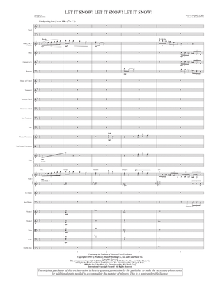Book cover for Let It Snow! Let It Snow! Let It Snow! (arr. Mark Hayes) - Full Score