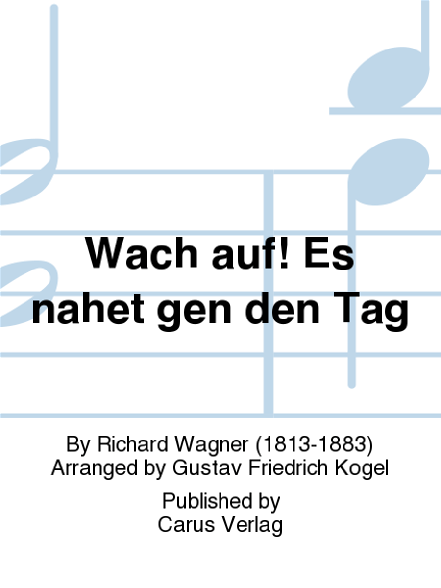 Wach auf! Es nahet gen den Tag Choir scores gallery preview page 1