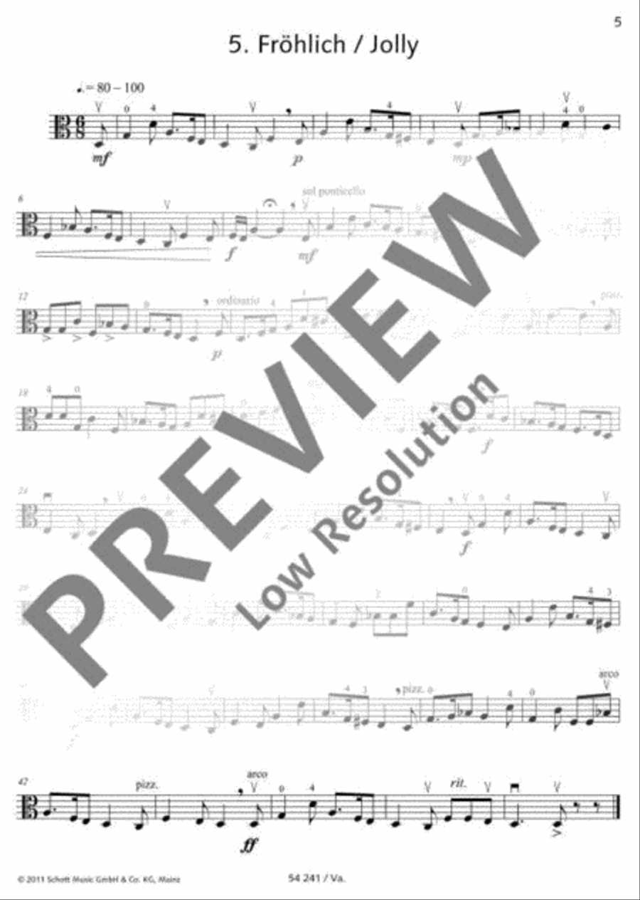 Moods Violin scores gallery preview page 18