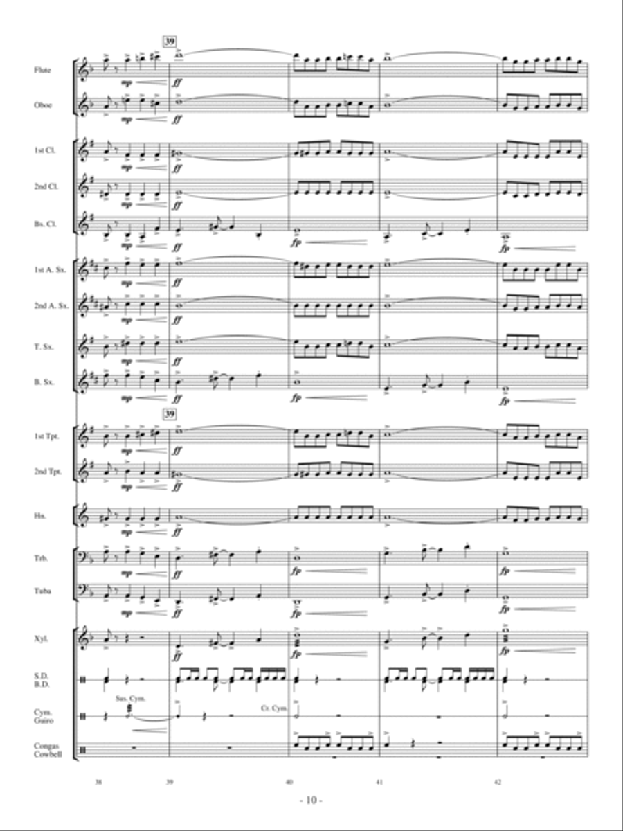 Conquista Conquista Concert Band scores gallery preview page 9