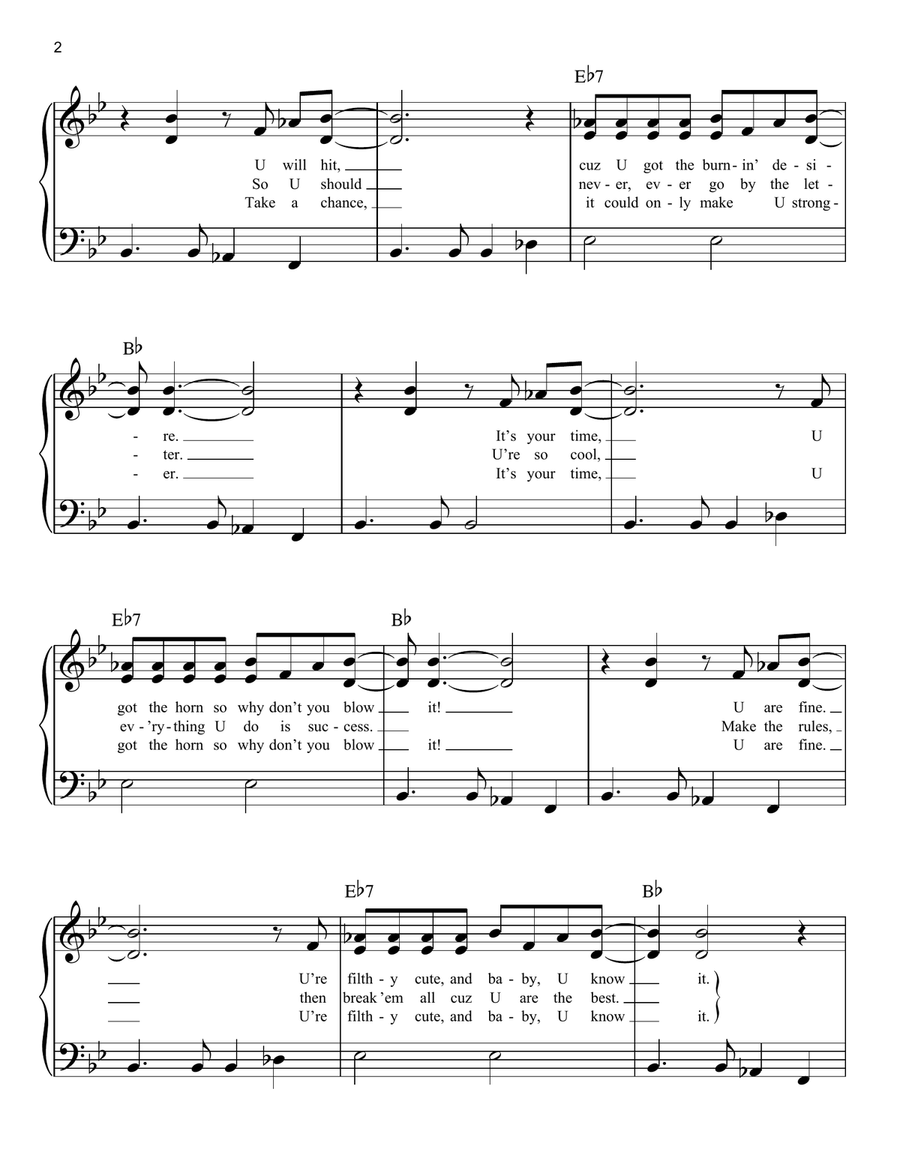 Cream Easy Piano scores gallery preview page 2