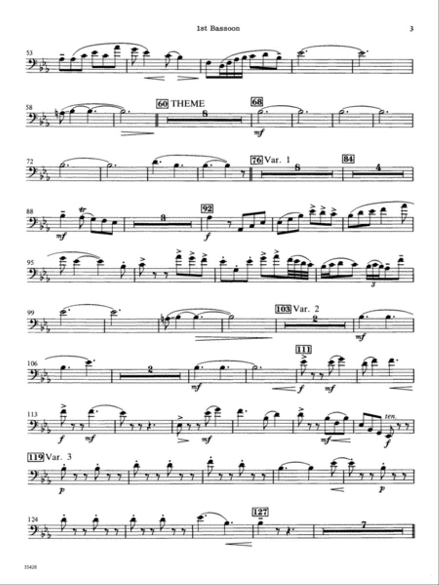 Le Carnaval de Venise: Bassoon Concert Band scores gallery preview page 2