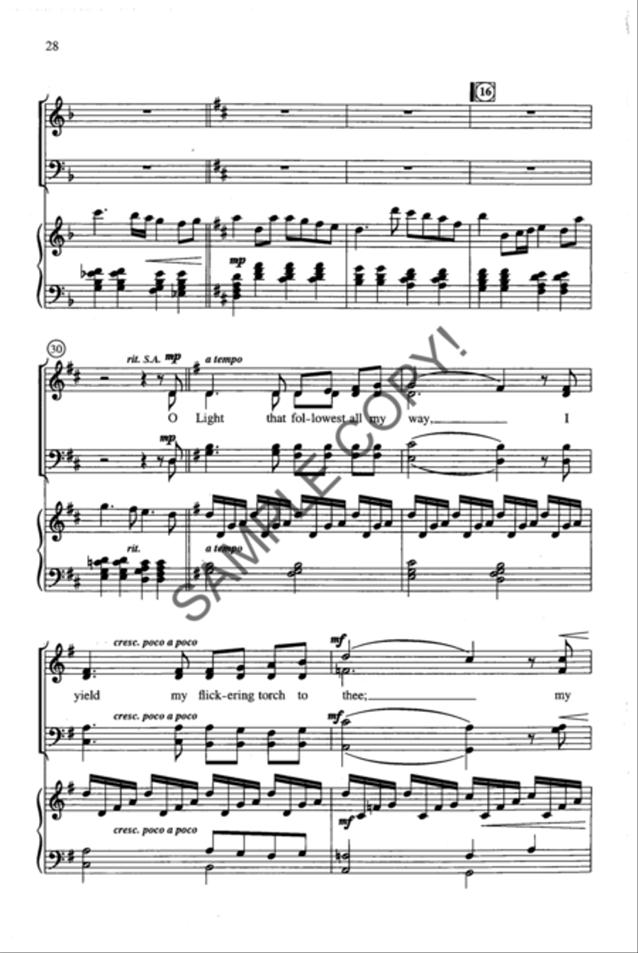Shadow of the Cross 4-Part scores gallery preview page 14