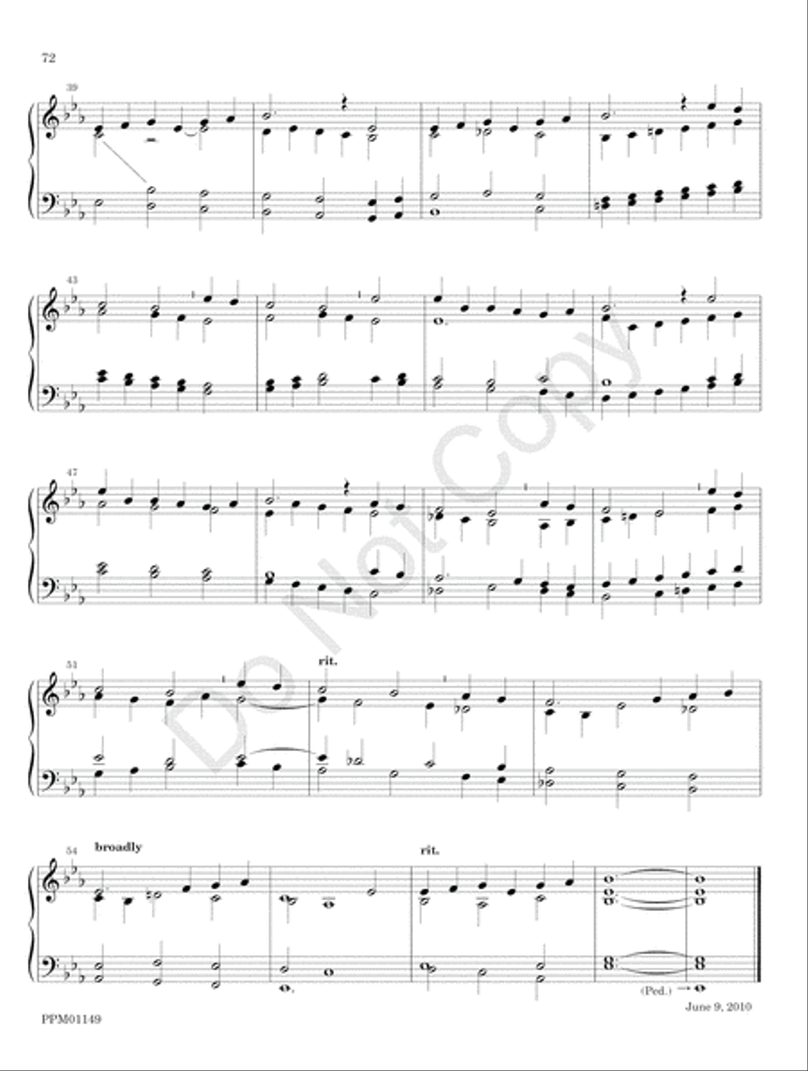 Organ Works for the Church Year Organ scores gallery preview page 78