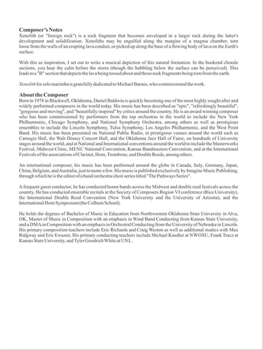 Xenolith Percussion scores gallery preview page 3