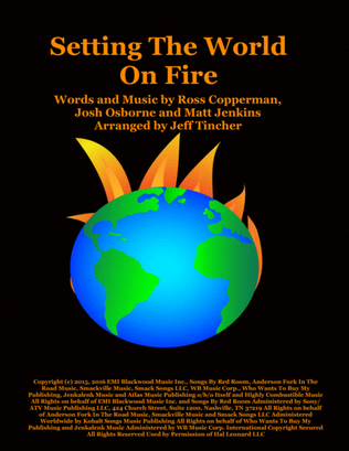 Book cover for Setting The World On Fire