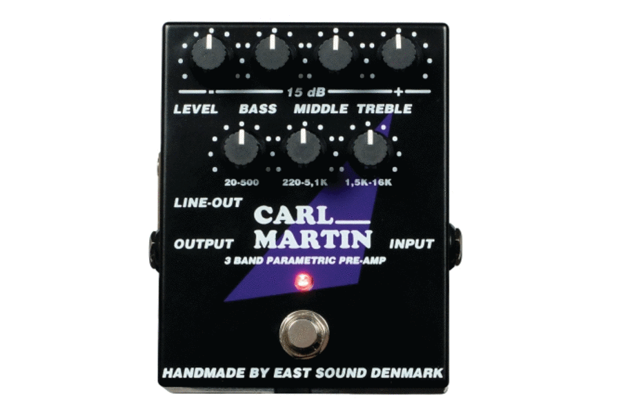 Carl Martin 3 Band Parametric Pre-amp