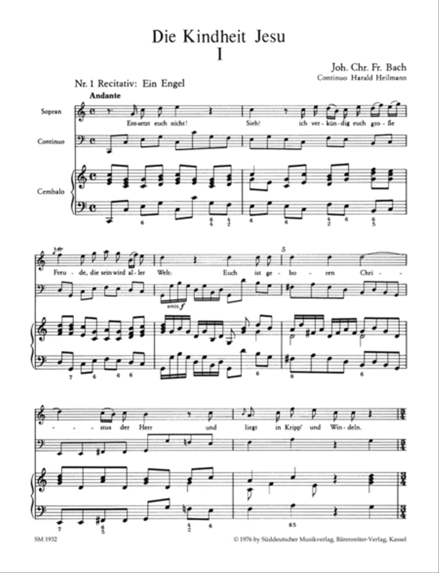 Die Kindheit Jesu Die Kindheit Jesu 4-Part scores gallery preview page 2