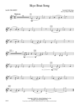 Skye Boat Song: 2nd B-flat Trumpet
