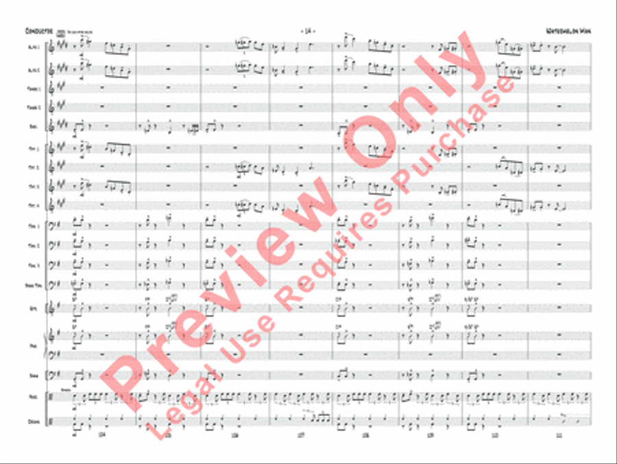 Watermelon Man Jazz Ensemble scores gallery preview page 41