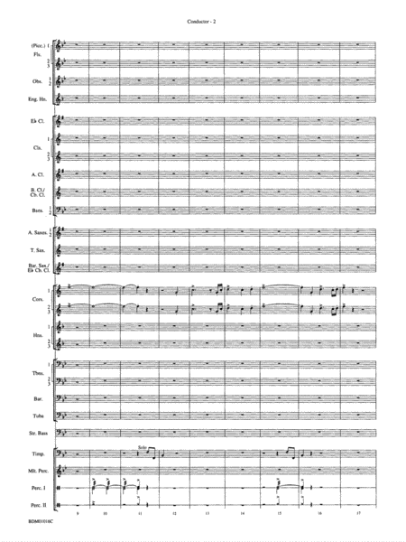 Fanfare and Allegro: Score