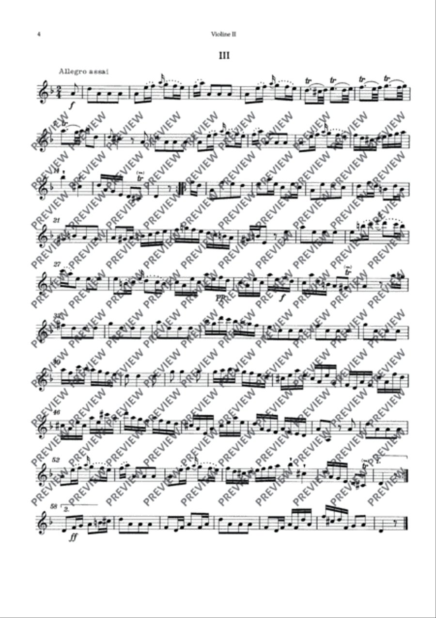 Symphony D minor Chamber Orchestra scores gallery preview page 10