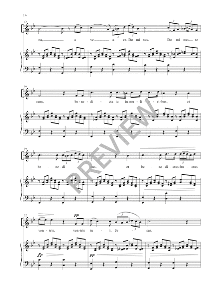 Blest Are Those Who Love You - Volume 2, Solos and Duets Sacred scores gallery preview page 16