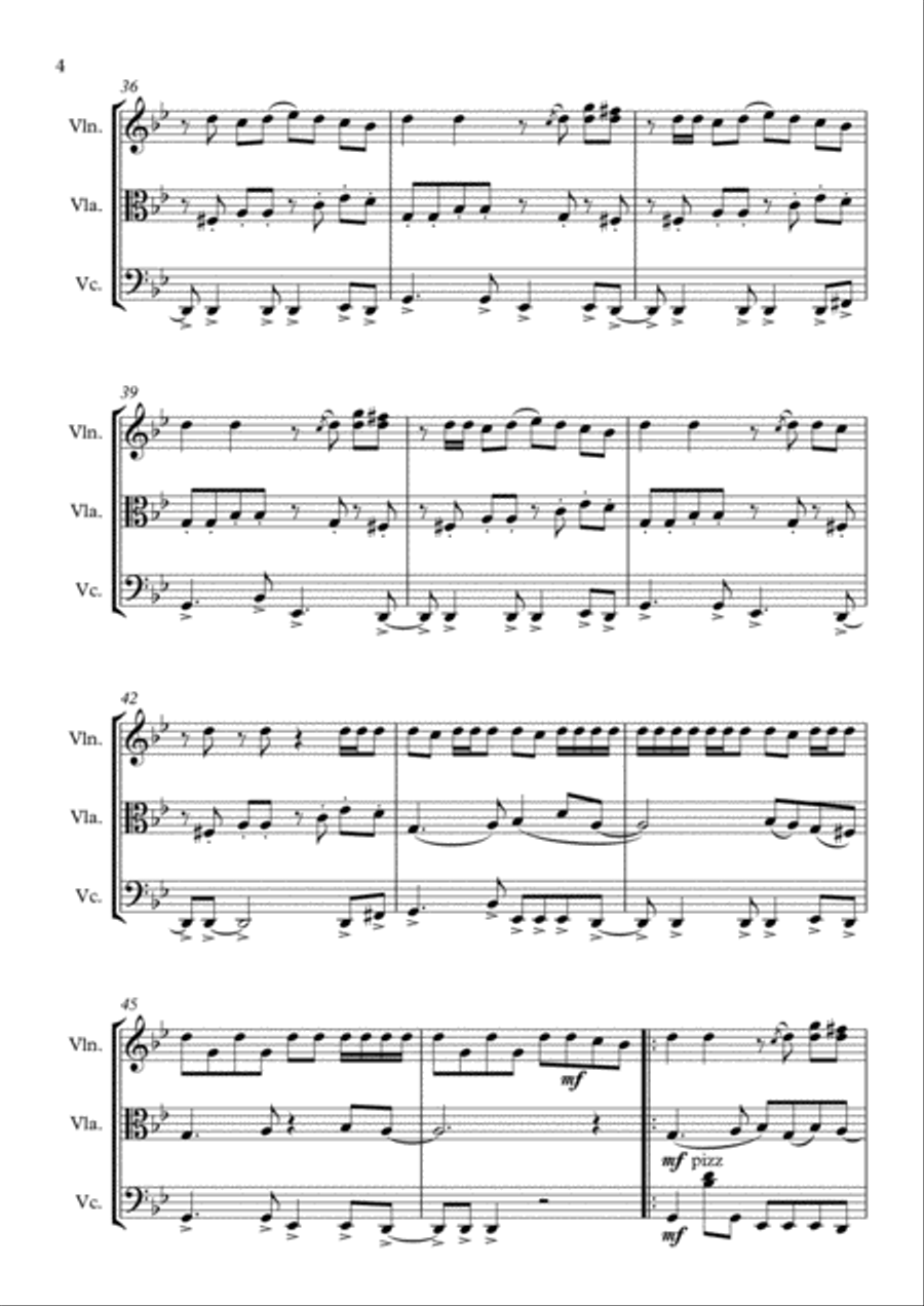 Havana String Trio scores gallery preview page 5