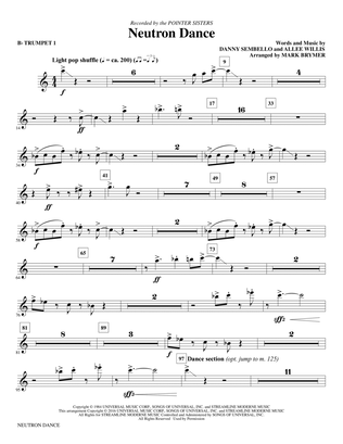 Neutron Dance - Bb Trumpet 1