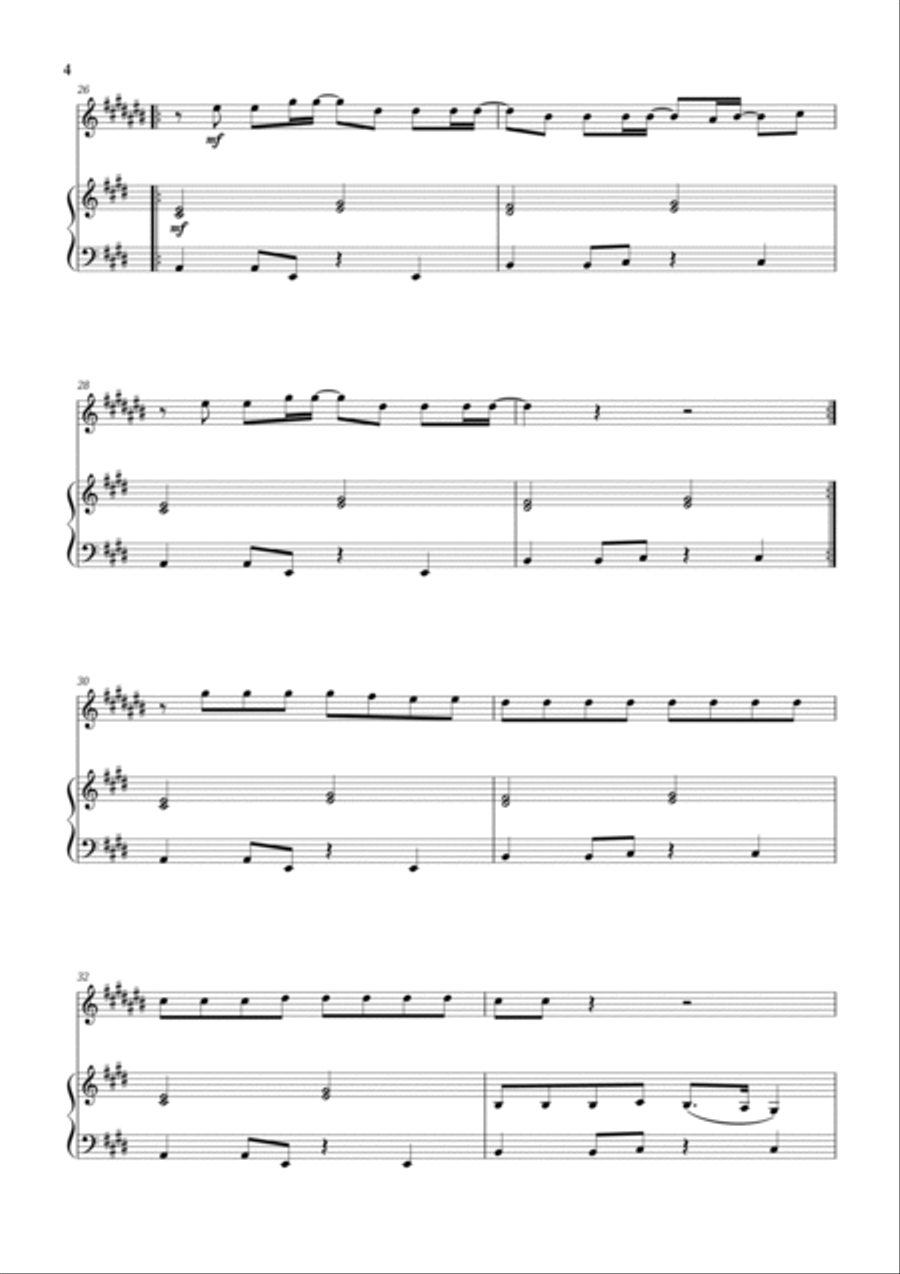 Anti-hero Baritone Saxophone scores gallery preview page 4