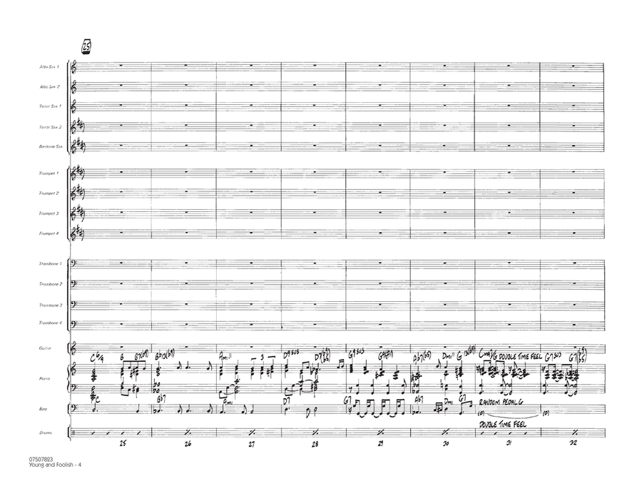 Young And Foolish - Full Score Jazz Ensemble scores gallery preview page 4