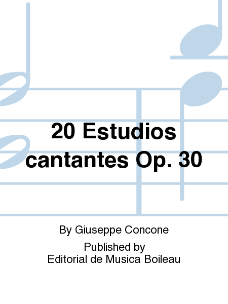 20 Estudios cantantes Op. 30