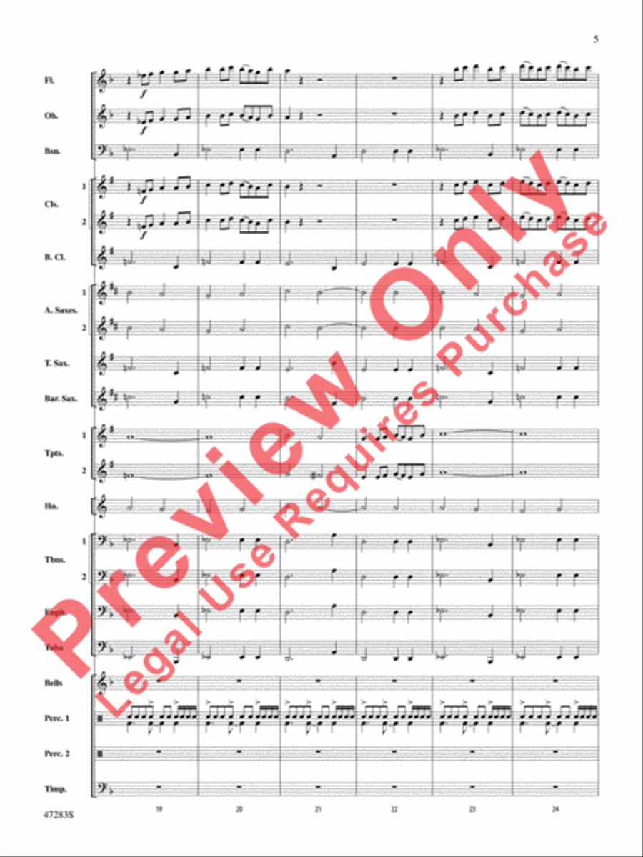 Red Giant Red Giant Concert Band scores gallery preview page 6