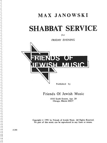 Shabbat Service For Friday Evening