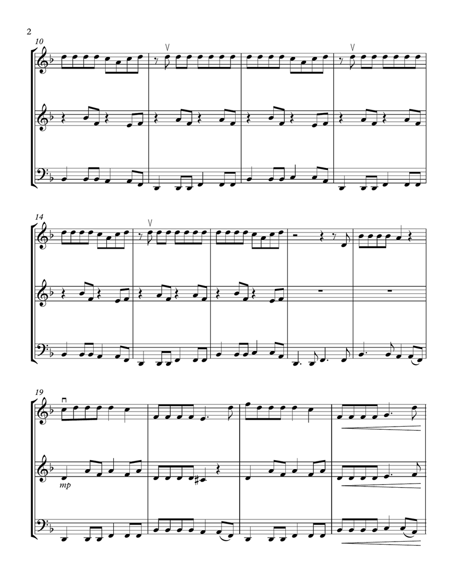 Handclap String Trio scores gallery preview page 2