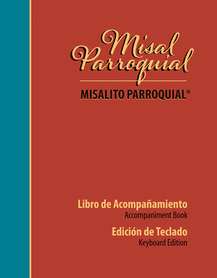 Book cover for Misal Parroquial Keyboard Accompaniment