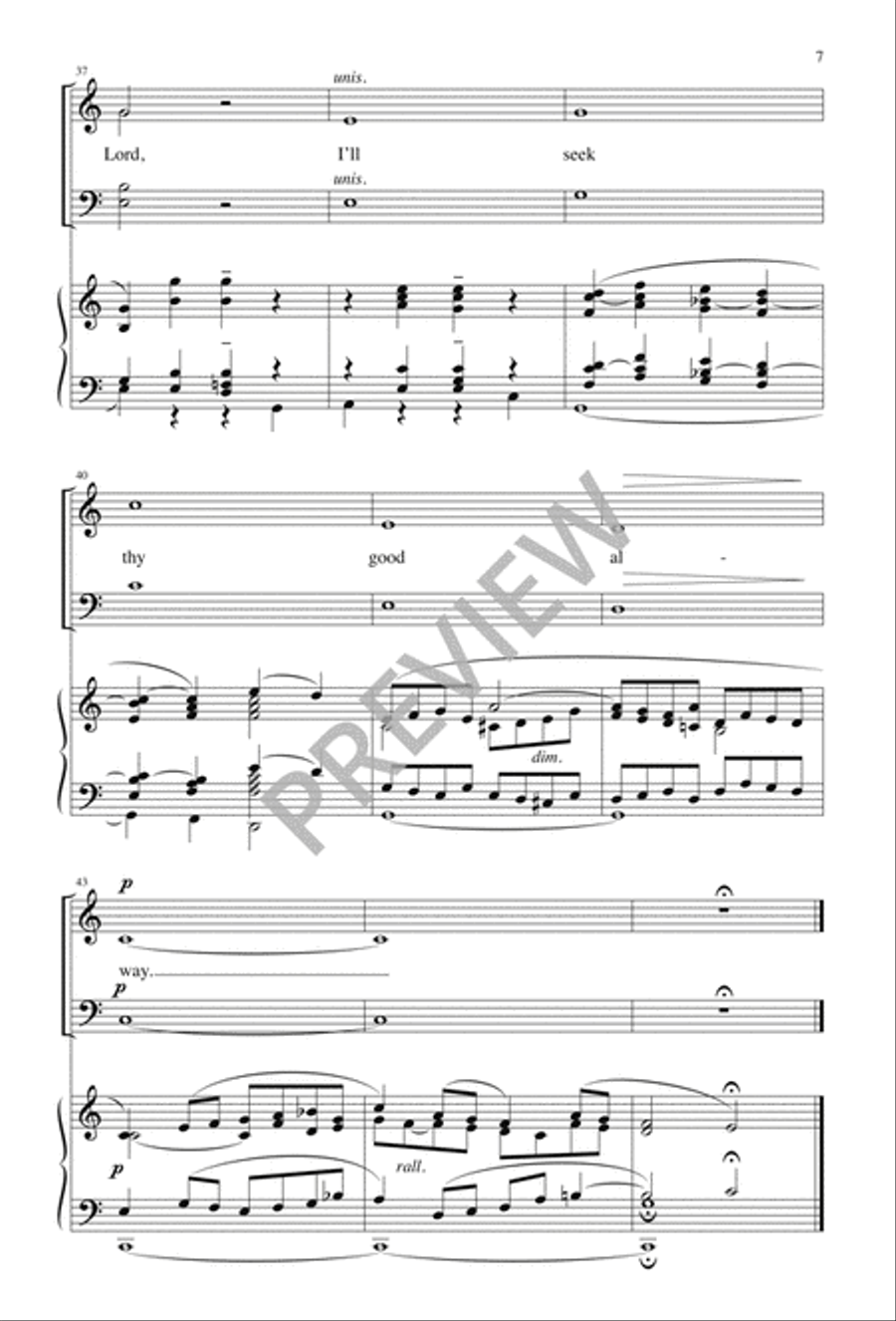 Pray That Jerusalem 4-Part scores gallery preview page 6