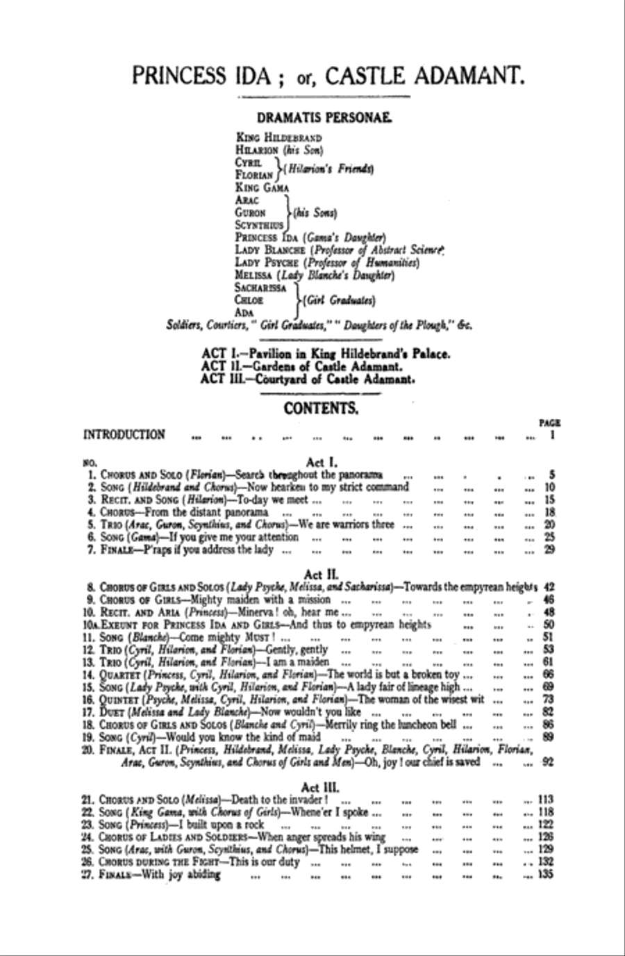 Princess Ida Voice scores gallery preview page 4