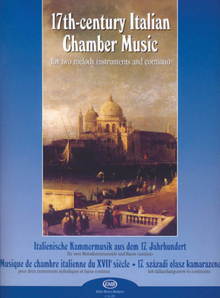 Book cover for Seventeenth Century Italian Chamber Music