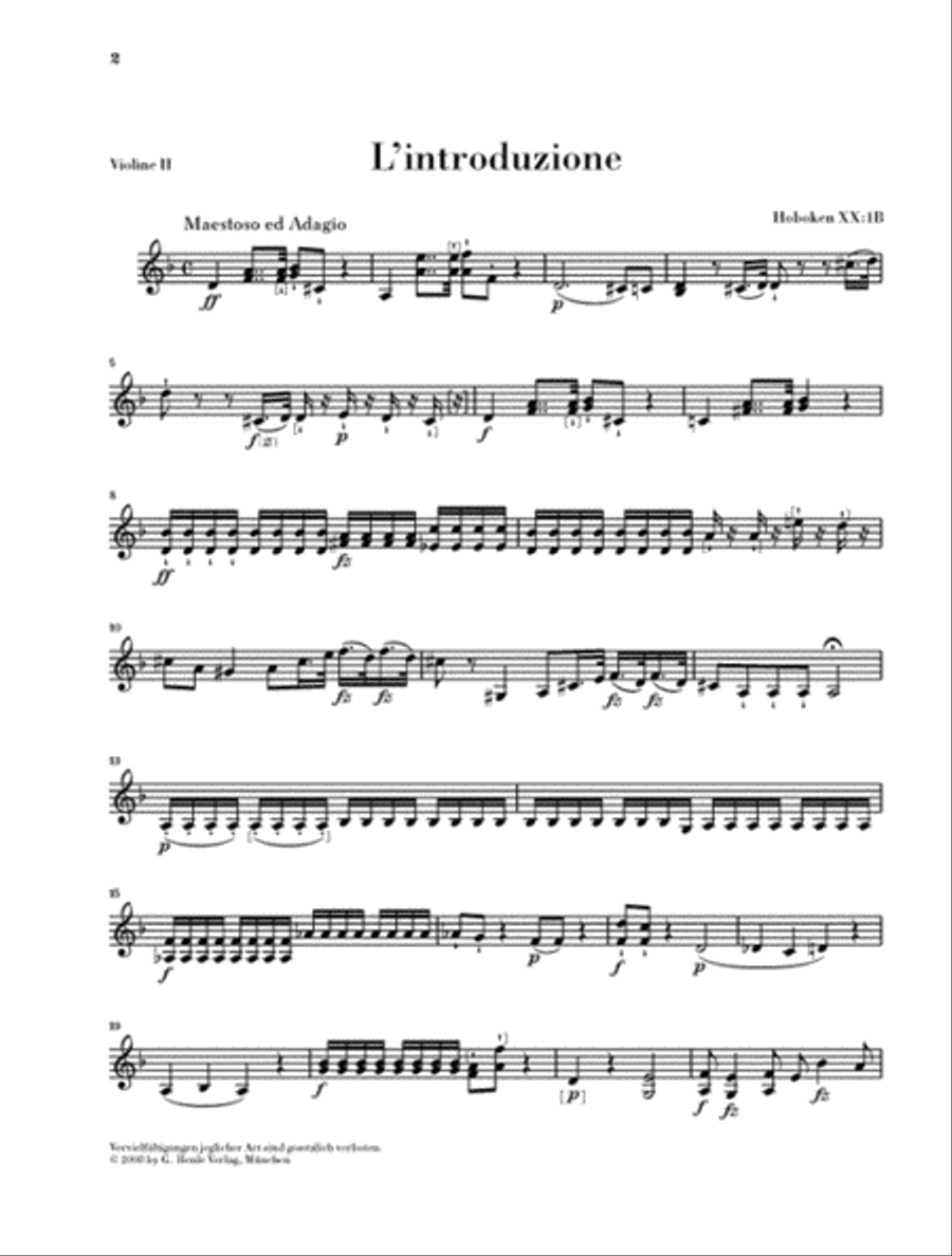 Seven Last Words of Christ, Hob. XX/1B String Quartet scores gallery preview page 3