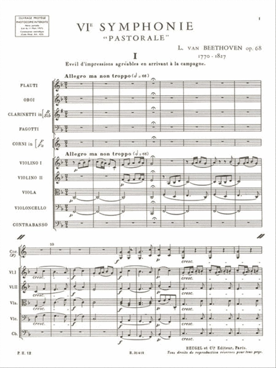 Symphony No.6 (ph12) 'pastoral' (orchestra) Orchestra scores gallery preview page 2