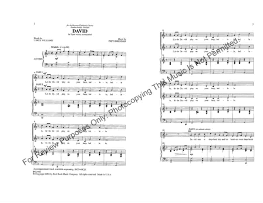 David 2-Part scores gallery preview page 2