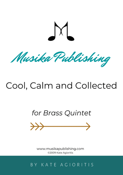 Cool Calm and Collected - For Brass Quintet image number null