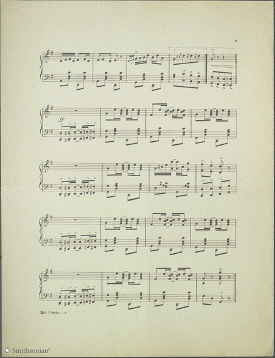 Dill Pickles Piano Solo scores gallery preview page 3