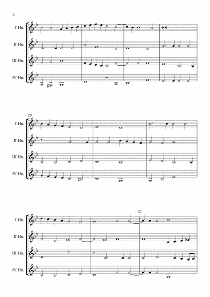 "Exsultate Deo" (Giovanni Pierluigi da Palestrina) Horn Quartet arr. Adrian Wagner image number null