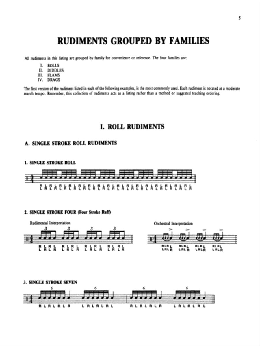 International Drum Rudiments (Book/CD) Percussion scores gallery preview page 3