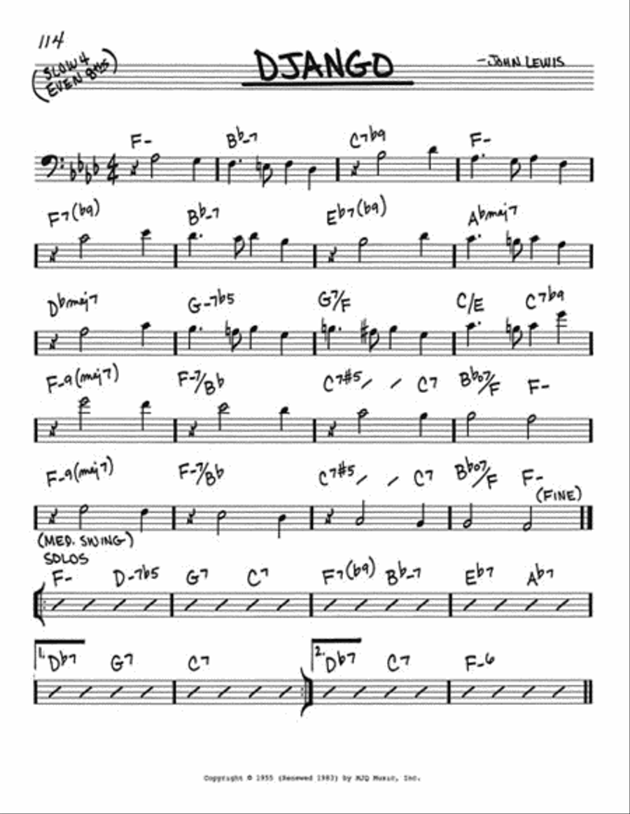 The Real Book - Bass Clef Edition