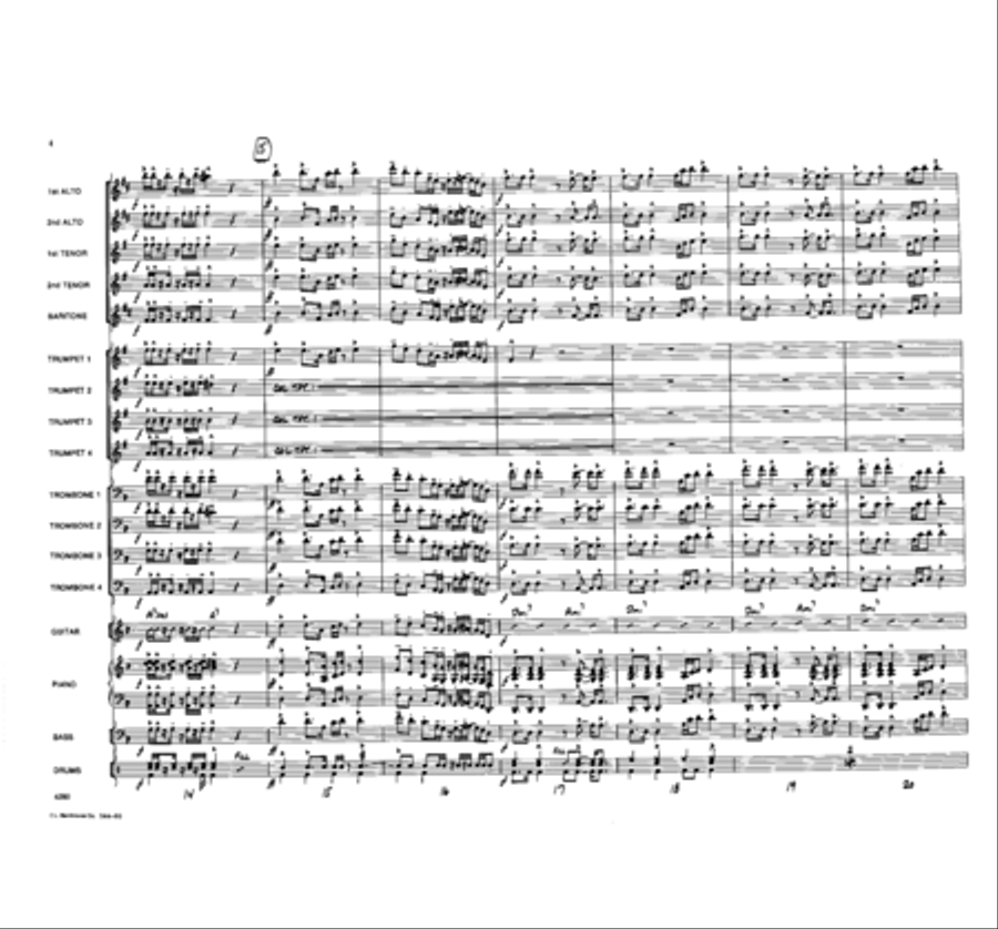 Struttin' Struttin' Jazz Ensemble scores gallery preview page 4