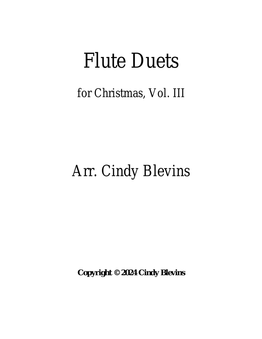 Flute Duets for Christmas, Vol. III (12 arrangements) Flute Duet scores gallery preview page 5
